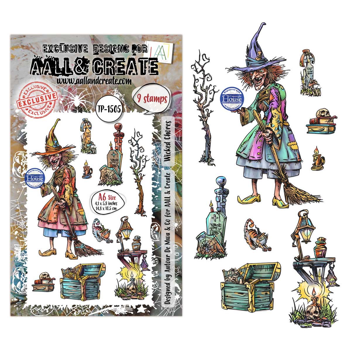 AALL & Create Stamp Set - Wicked Chores [TP-1505]