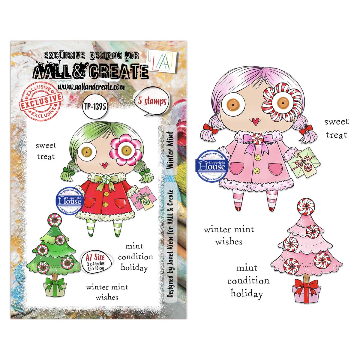 AALL & Create Stamp Set - Winter Mint [TP-1395]