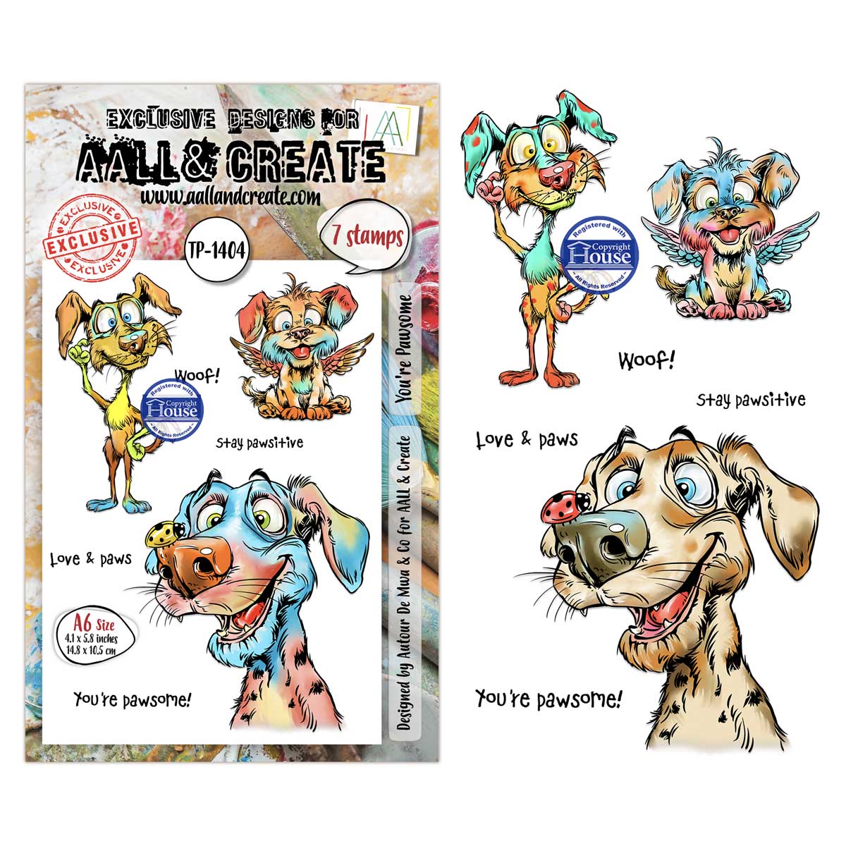AALL & Create Stamp Set - You're Pawsome [TP-1404]