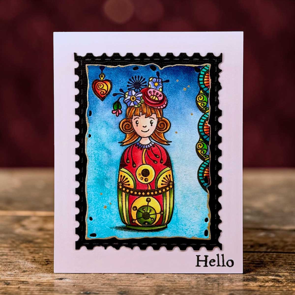 AALL & Create Stamp Set - Zouki Poppie [TP-1480] - Image 4