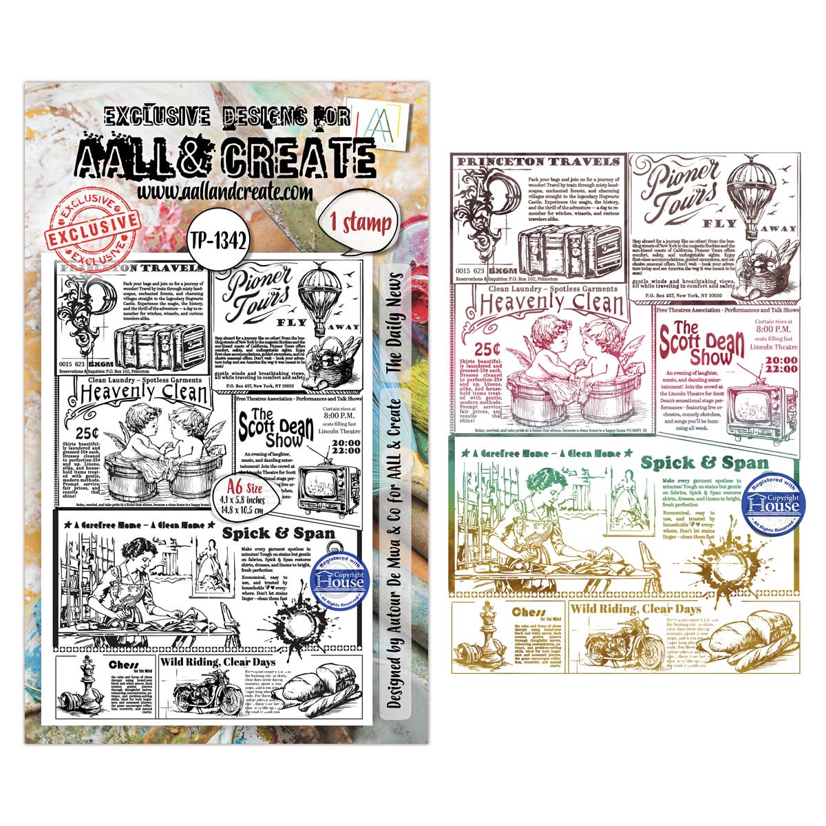 AALL & Create Stamp - The Daily News [TP-1342]