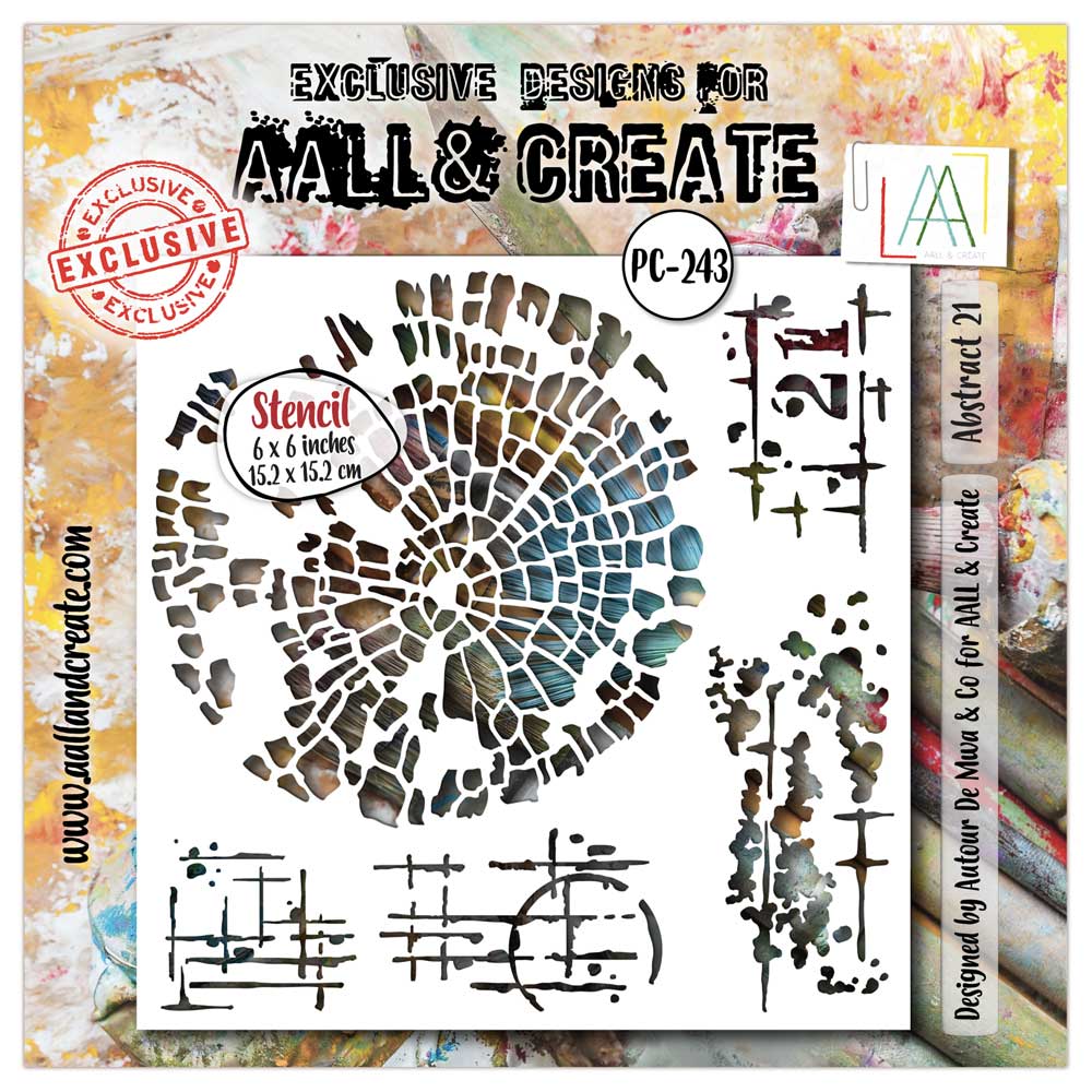 AALL & Create Stencil - Abstract 21 [PC-243]
