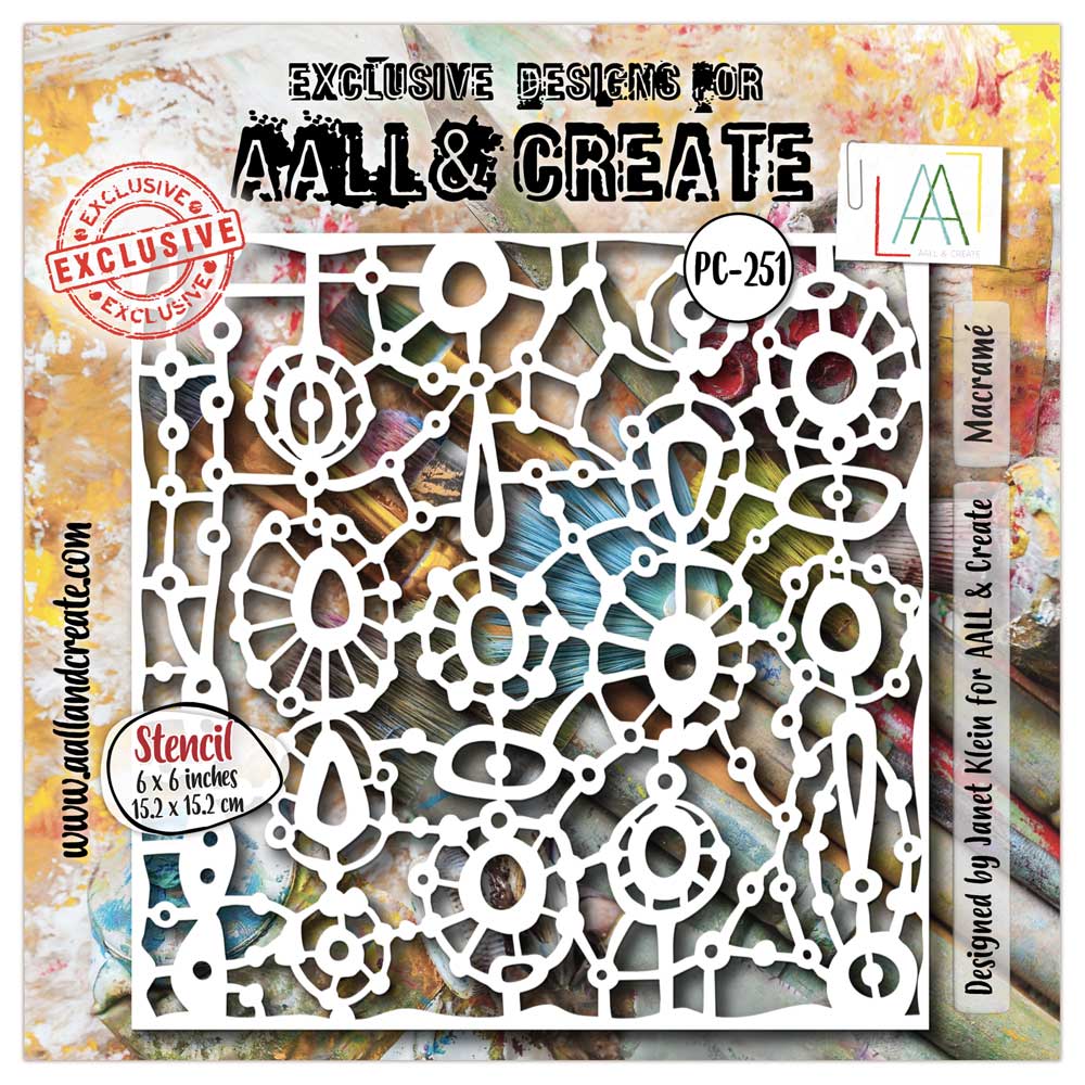 AALL & Create Stencil - Macramé [PC-251]