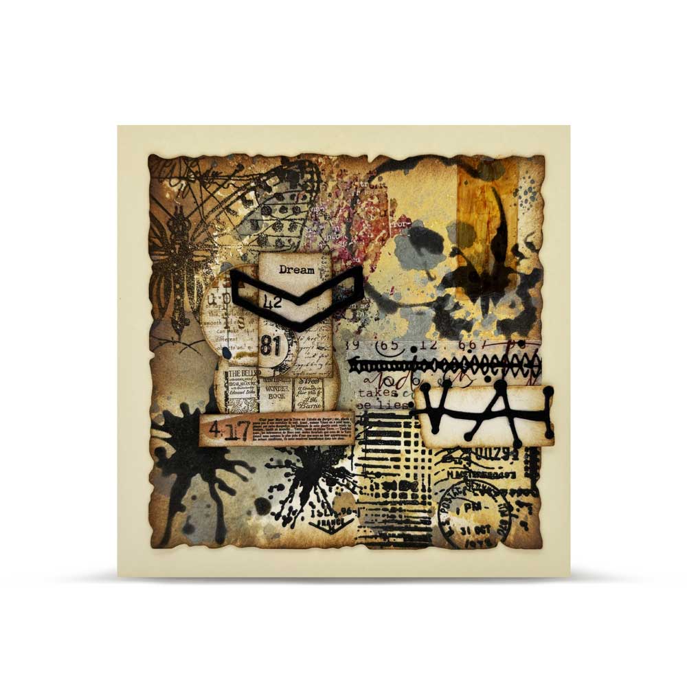 AALL & Create Stencil - Moths Chaos [PC-248] - Image 2