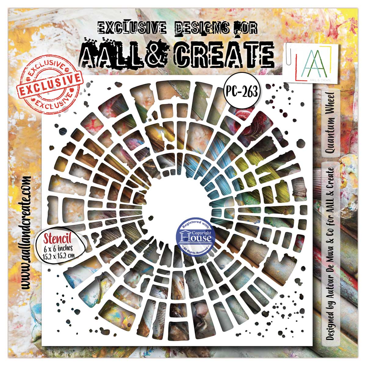 AALL & Create Stencil - Quantum Wheel [PC-263]