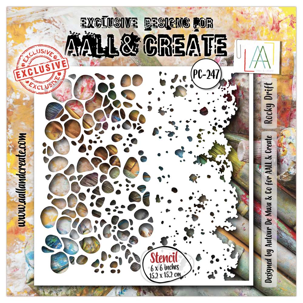 AALL & Create Stencil - Rocky Drift [PC-247]