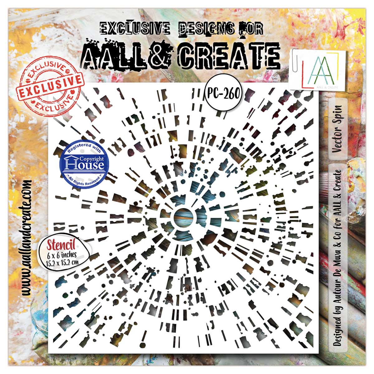 AALL & Create Stencil - Vector Spin [PC-260]