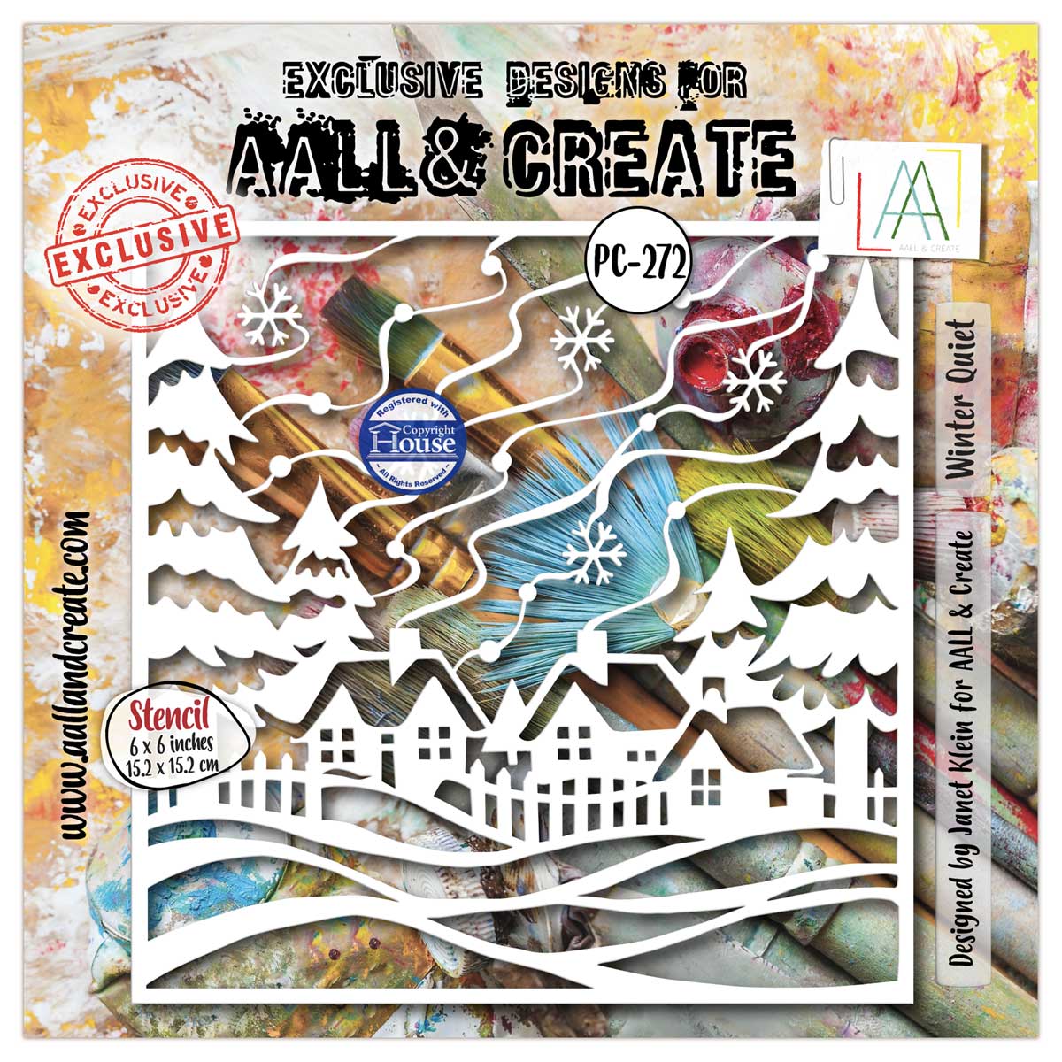 AALL & Create Stencil - Winter Quiet [PC-272]