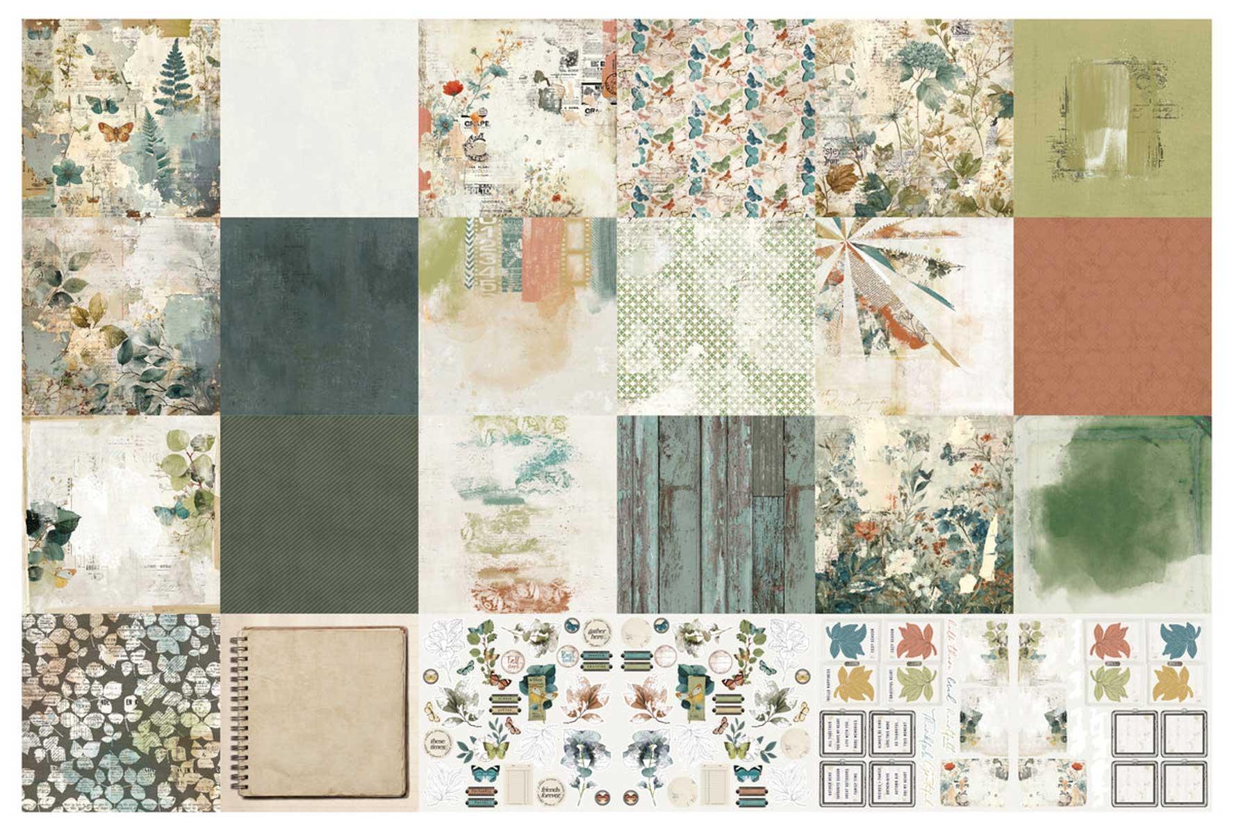 Arden Creative Studio Amber Ledgers Collection - 12" x 12" Paper Pad [ACSPP0031] - Image 2