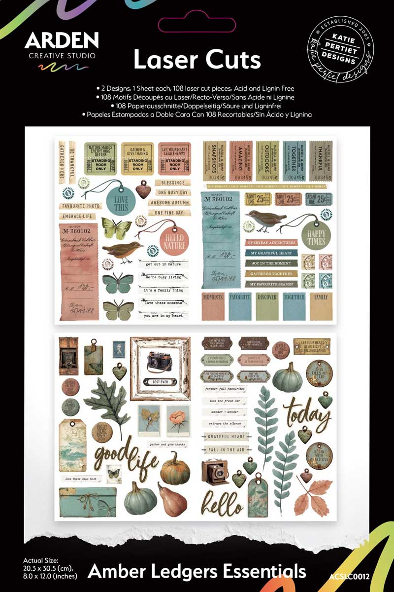 Arden Creative Studio Amber Ledgers Collection - Laser Cuts - Essentials [ACSLC0012]