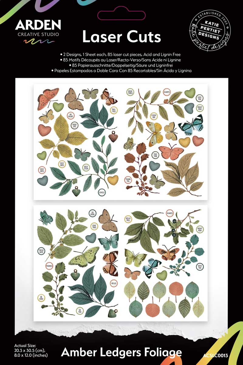 Arden Creative Studio Amber Ledgers Collection - Laser Cuts - Foliage [ACSLC0013]