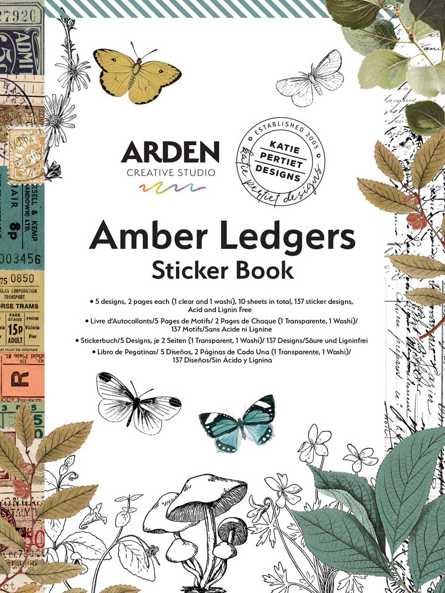 Arden Creative Studio Amber Ledgers Collection - Sticker Book [ACSSB0003]
