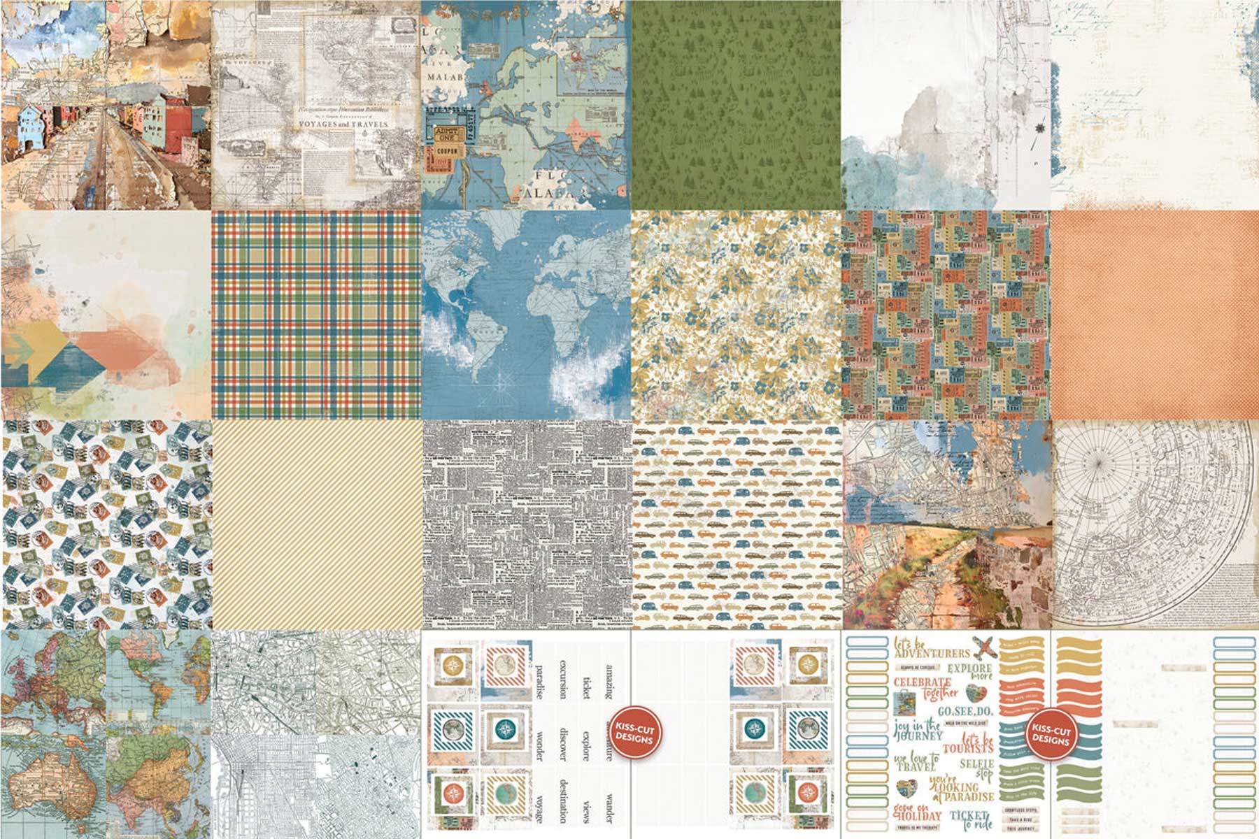 Arden Creative Studio Been There Collection - 12" x 12" Paper Pad [ACSPP0020] - Image 2