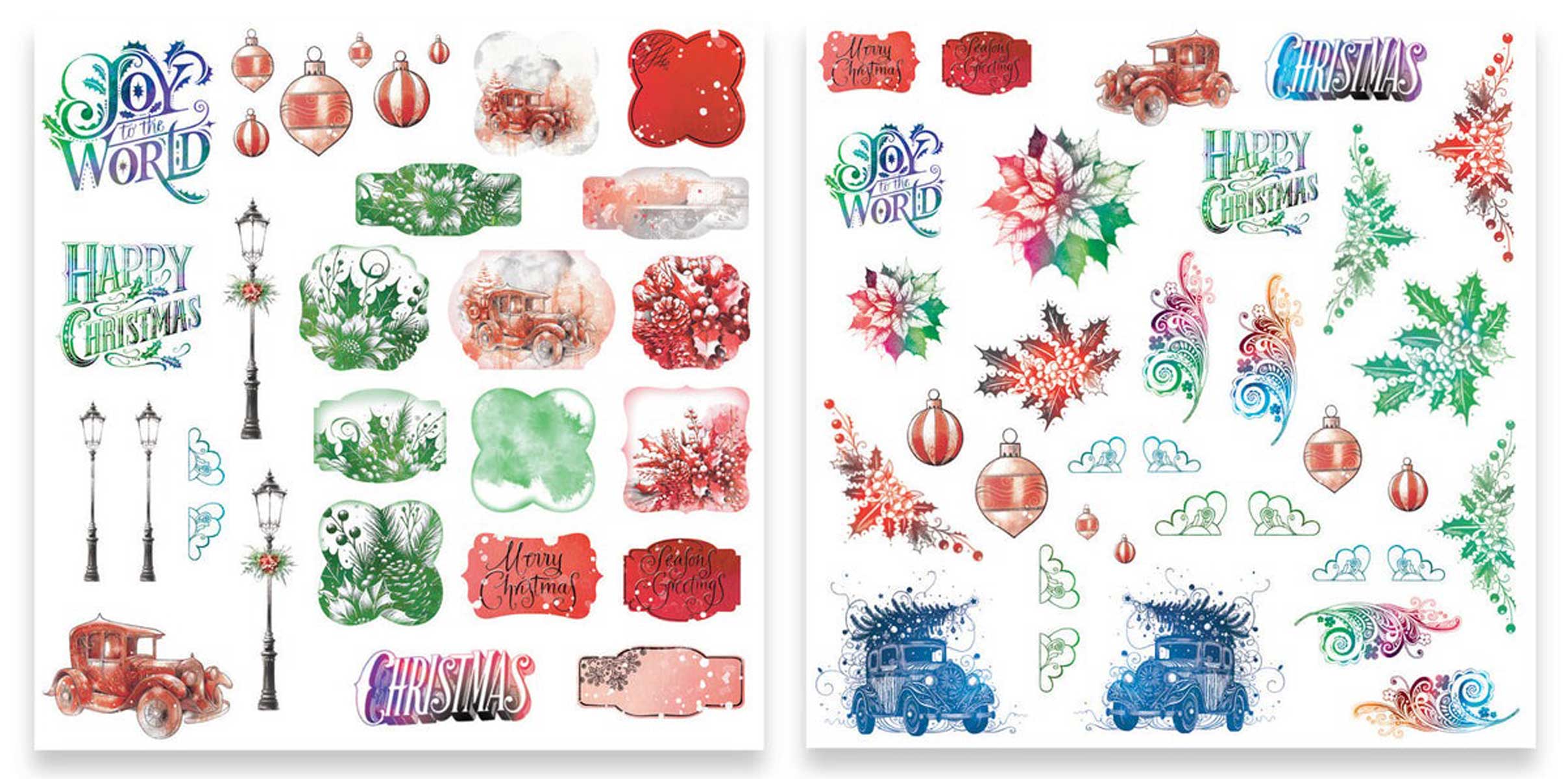 Arden Creative Studio / Cathie Shuttleworth Vintage Christmas Collection - Ephemera Pack [ACSEP0004] - Image 2
