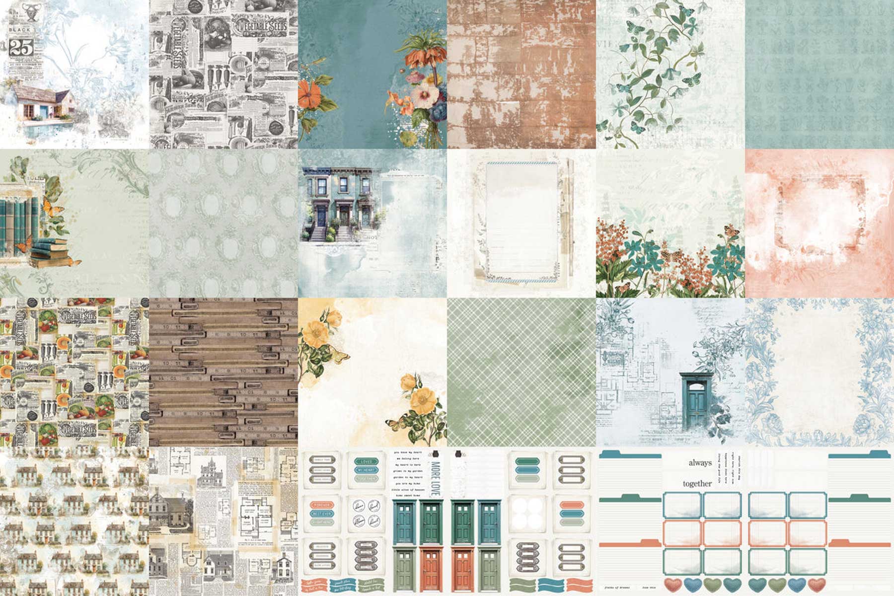 Arden Creative Studio Home & Garden Collection - 12" x 12" Paper Pad [ACSPP0034] - Image 2