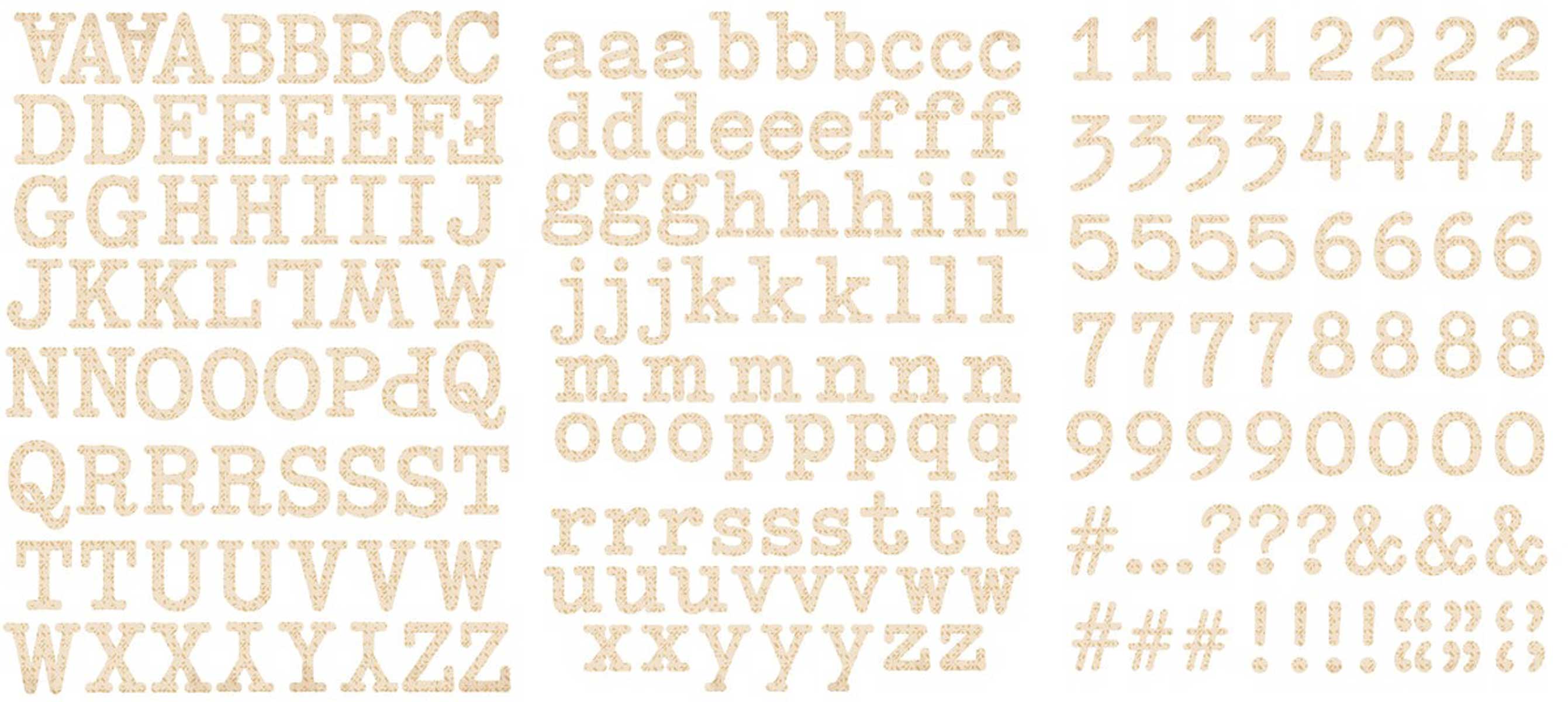 Arden Creative Studio Remembering Collection - Alphabet Stickers [ACSA0002] - Image 2