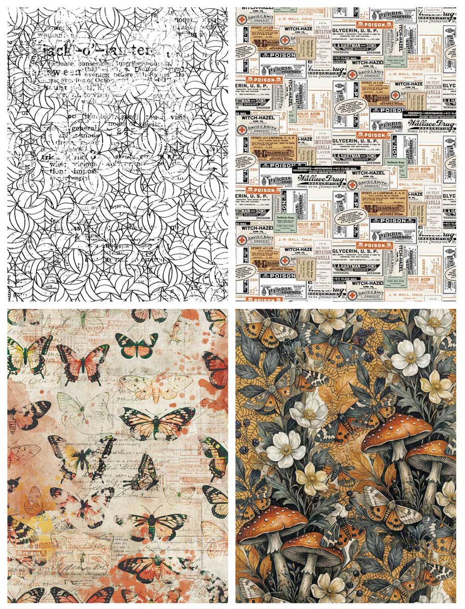 Arden Creative Studio Wicked Woods Collection - 6" x 8" Decoupage Paper [ACSDP0005] - Image 2