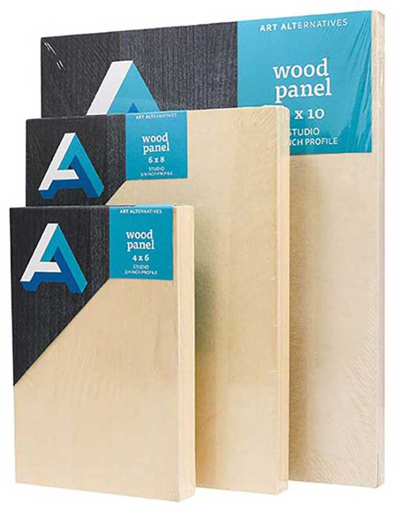 Art Alternatives Cradled Wood Panels - Studio 8" x 8" [AA46006]
