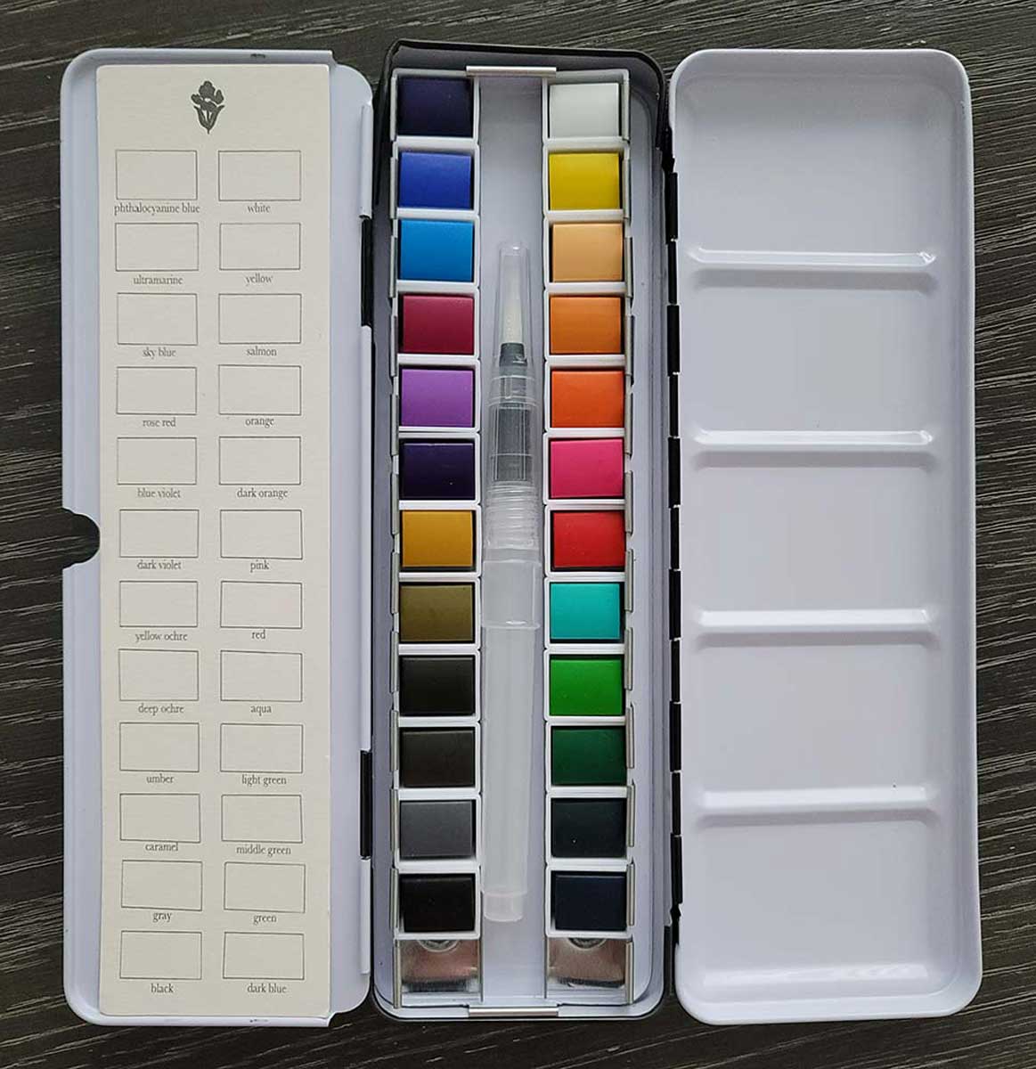Bailey Rae Studio 24 Color Watercolor Paint Palette
