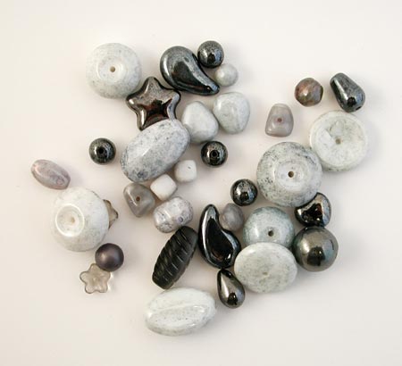 Czech Glass Bead Mix [BMB15] Marble
