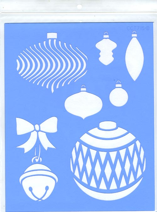 Cedar Canyon Stencils - Ornaments [CCT715] - Image 2