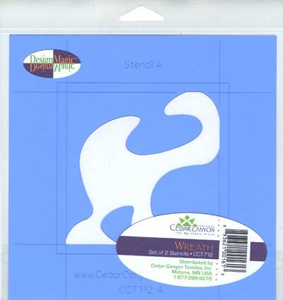 Cedar Canyon Block Stencils - Wreath [CCT712]