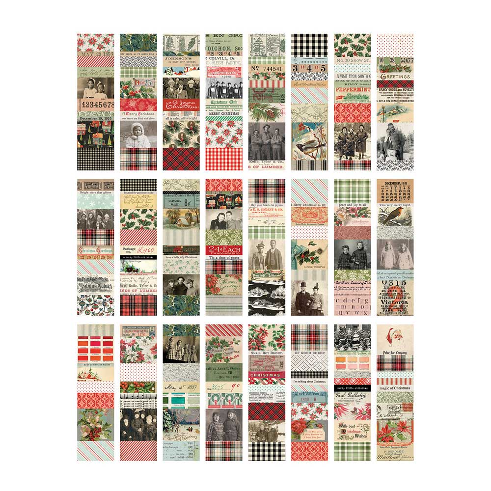 Christmas 2024 Idea-ology by Tim Holtz - [TH94410] Large Collage Strips - Image 2