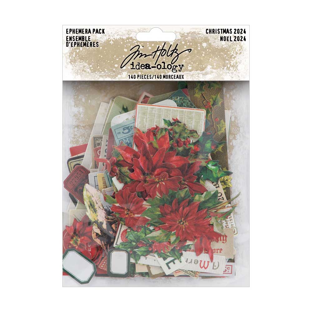Christmas 2024 Idea-ology by Tim Holtz - [TH94411] Ephemera Pack