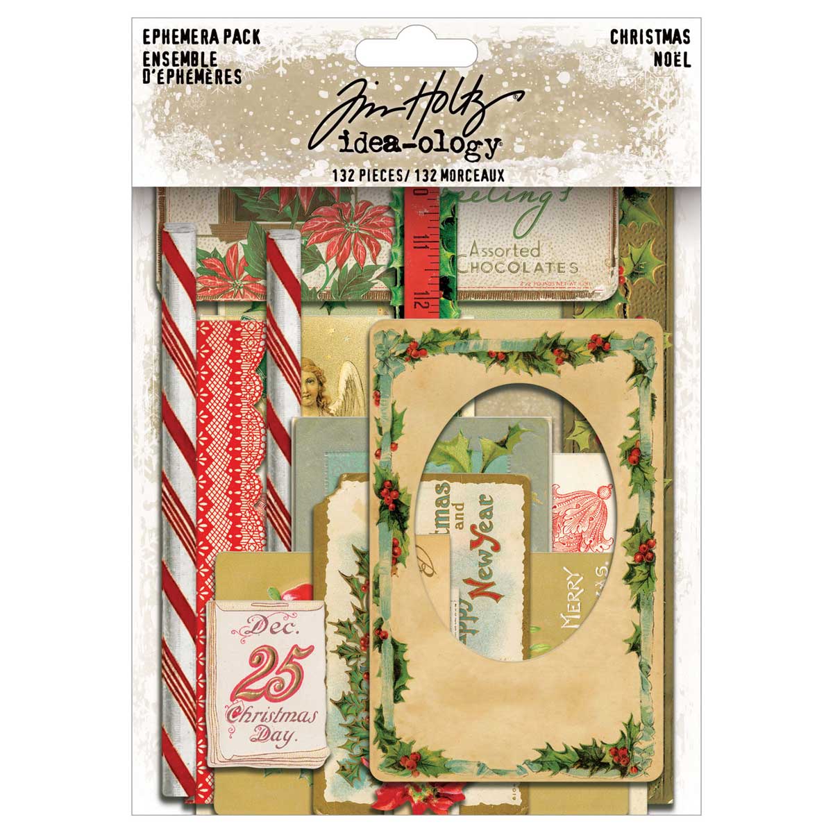 Christmas 2025 Idea-ology by Tim Holtz - [TH94447] Ephemera Pack