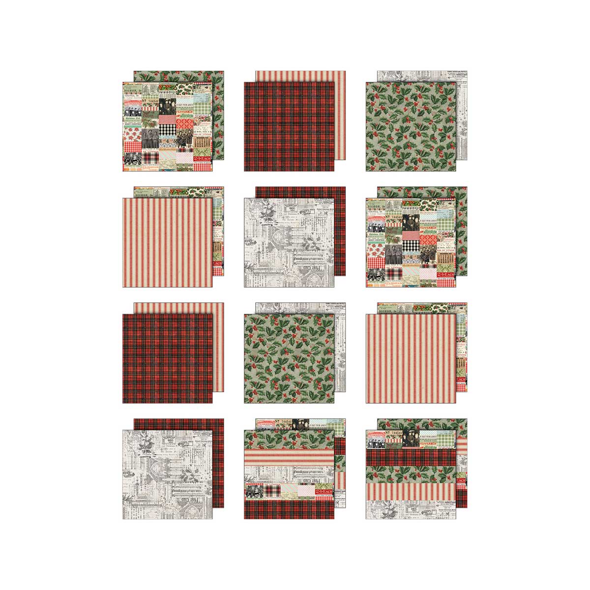 Christmas 2026 Idea-ology By Tim Holtz Palette Collection 8" x 8" Paper Pad [TH94482] - Image 2