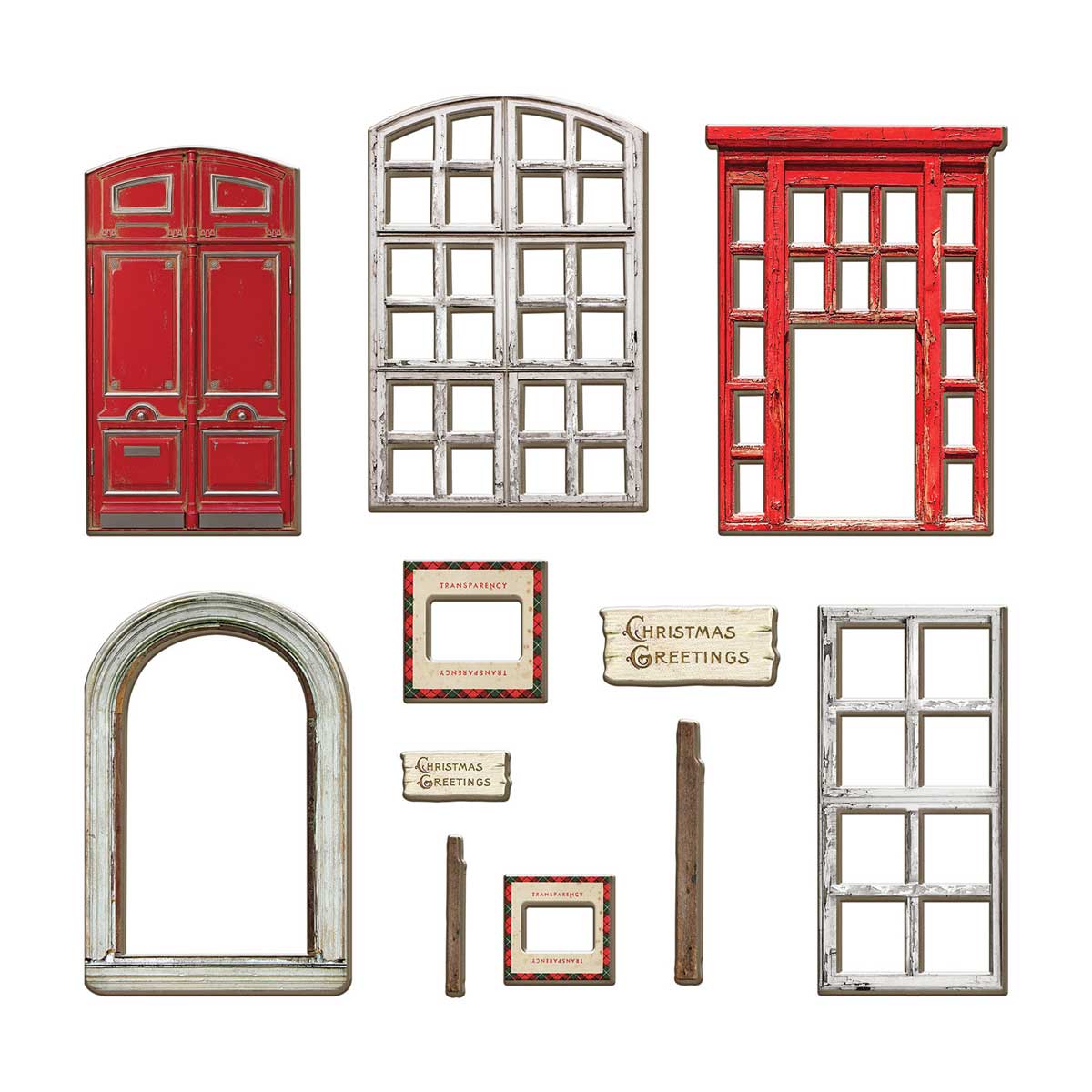 Christmas 2026 Idea-ology By Tim Holtz - [TH94490] Baseboards & Transparencies - Image 2