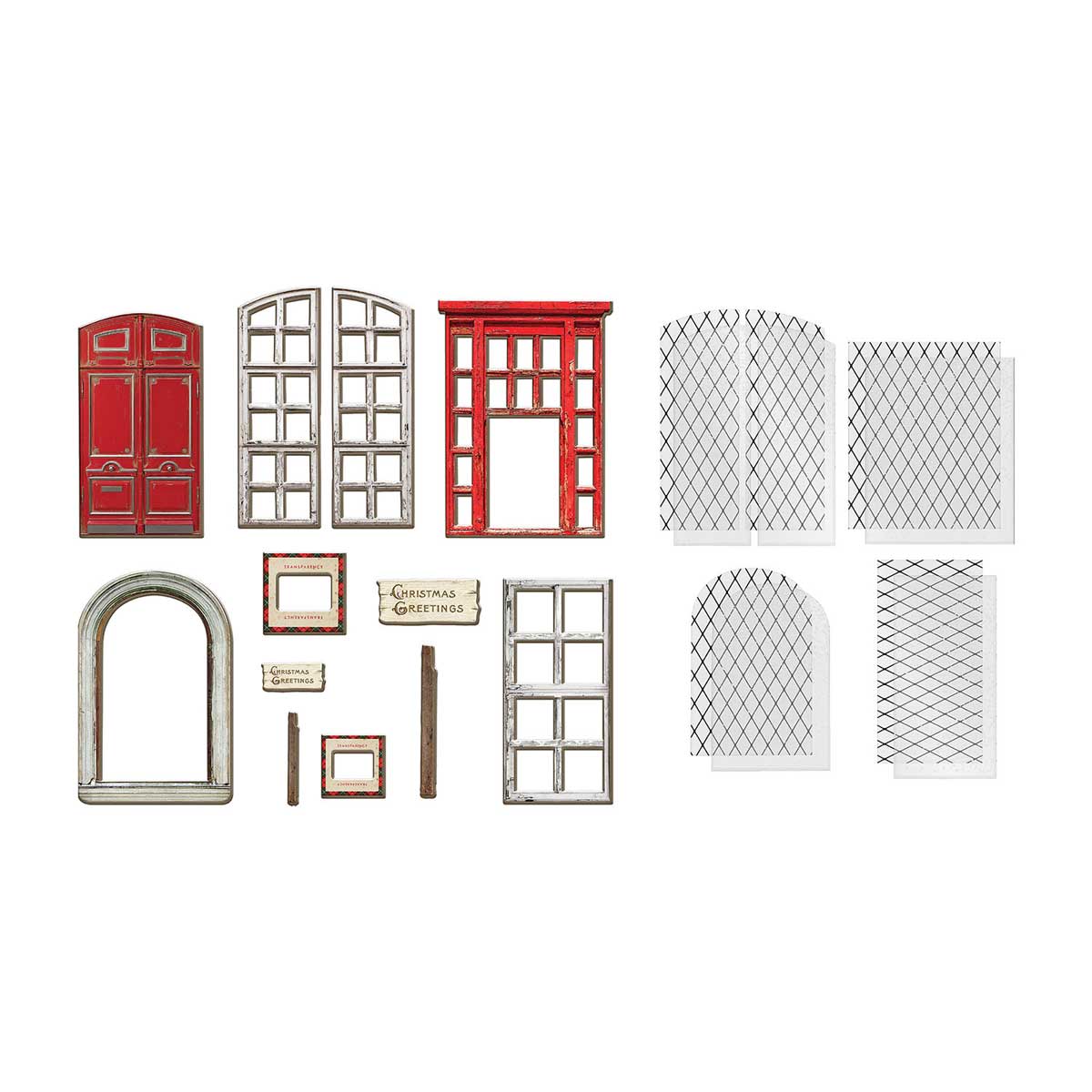 Christmas 2026 Idea-ology By Tim Holtz - [TH94490] Baseboards & Transparencies - Image 3