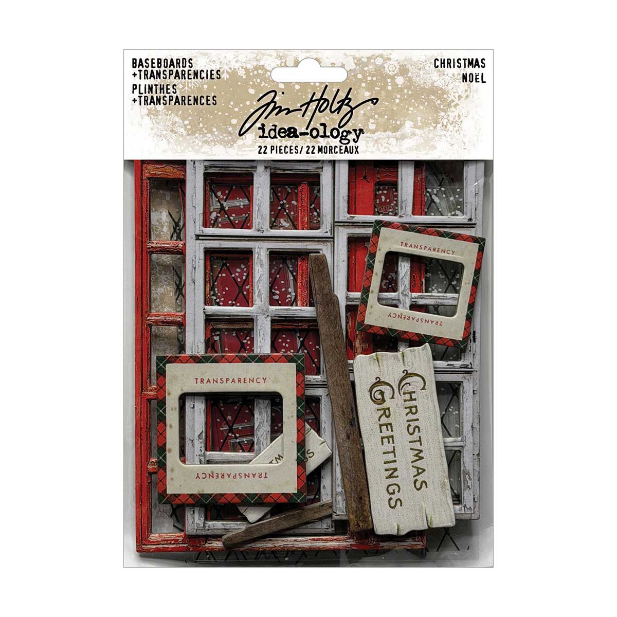 Christmas 2026 Idea-ology By Tim Holtz - [TH94490] Baseboards & Transparencies