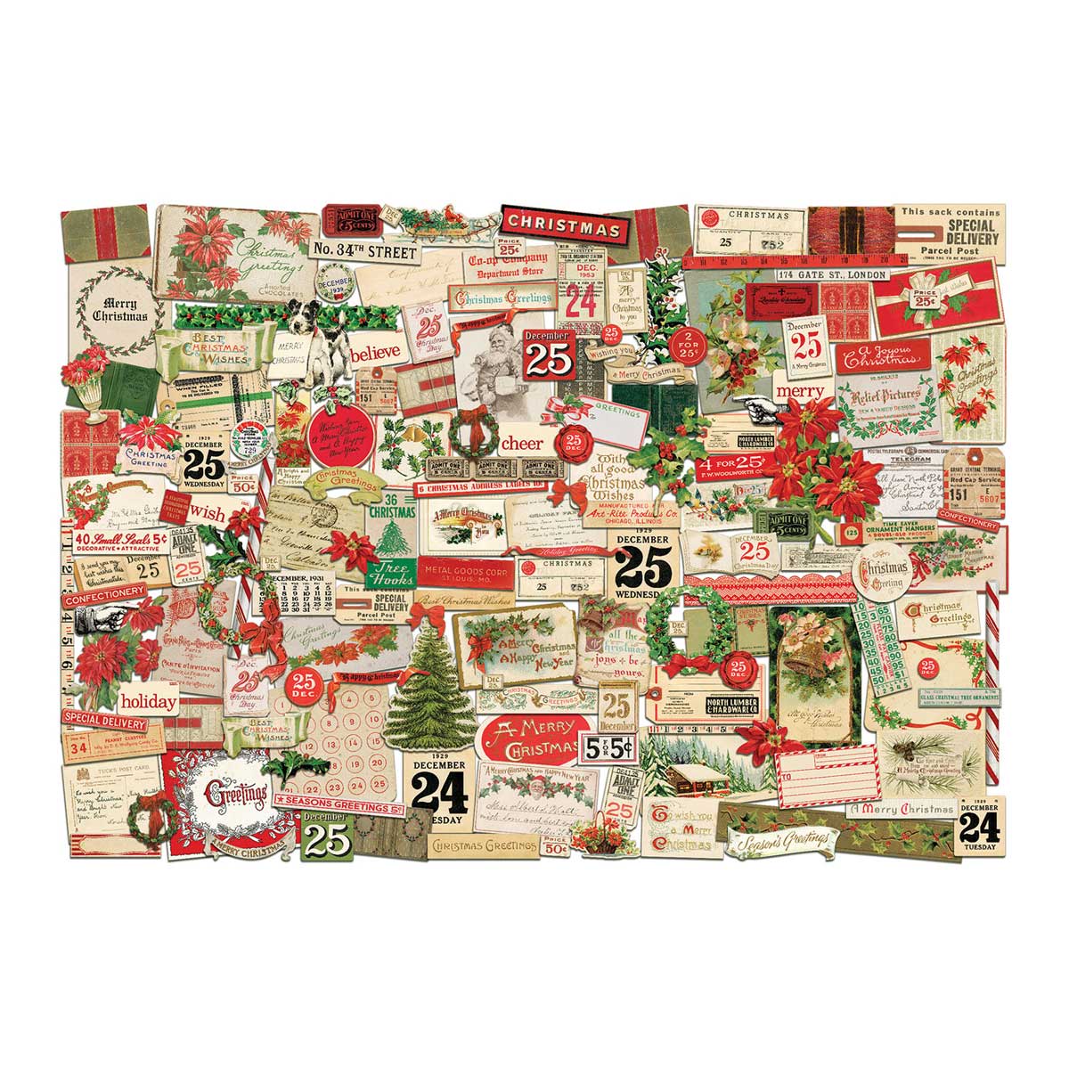 Christmas 2026 Idea-ology By Tim Holtz - [TH94492] Ephemera