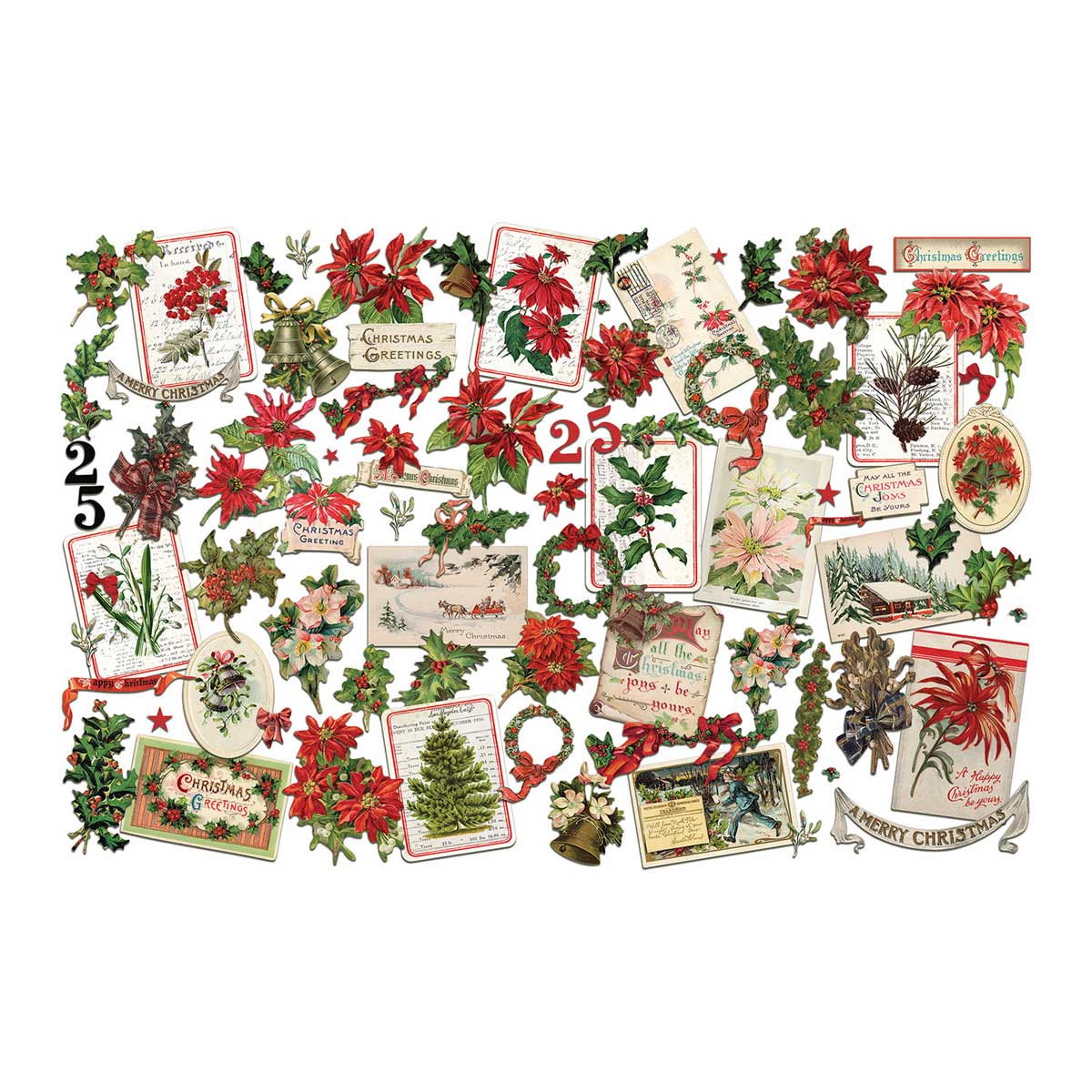 Christmas 2026 Idea-ology By Tim Holtz - [TH94495] Layers - Christmas Botanical - Image 2