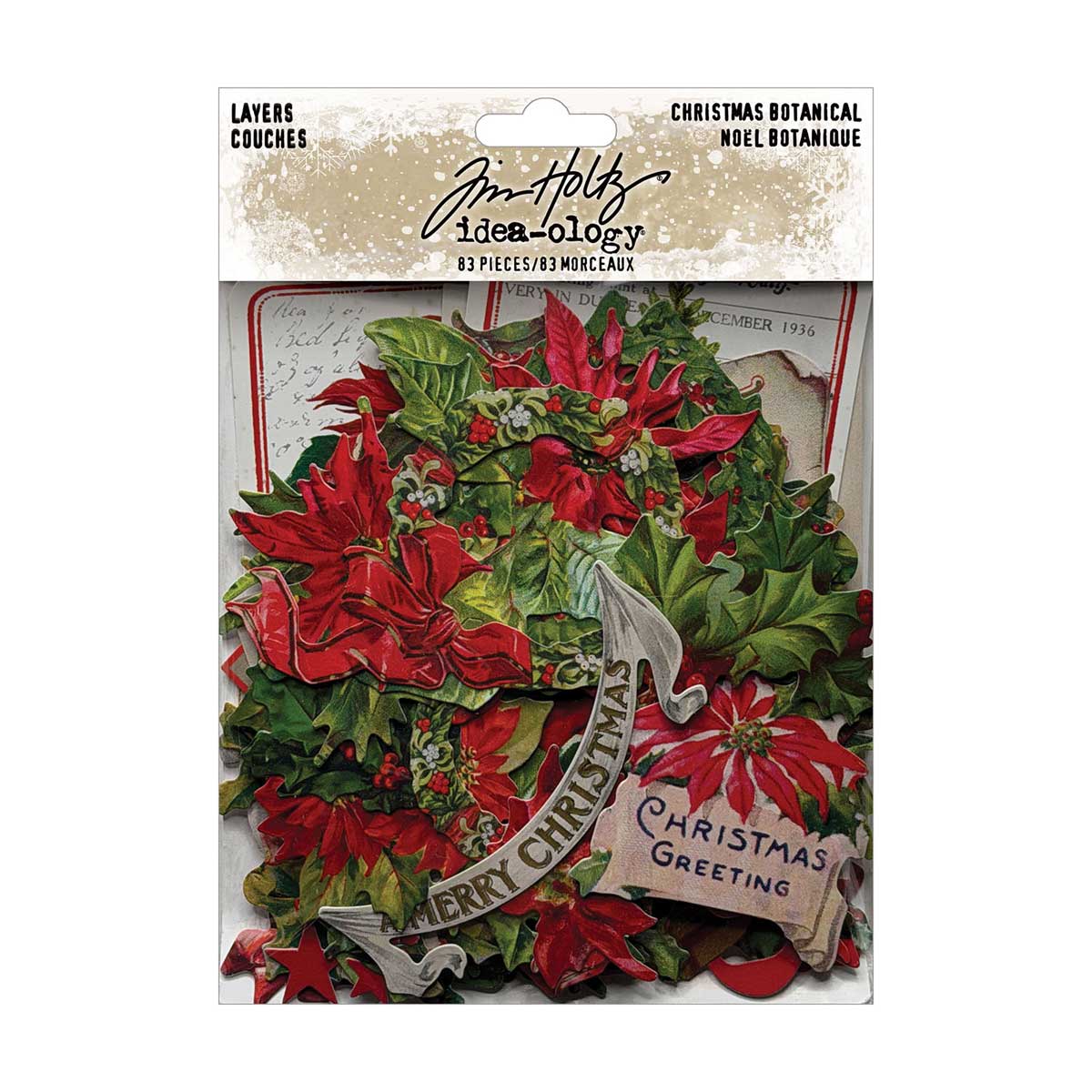 Christmas 2026 Idea-ology By Tim Holtz - [TH94495] Layers - Christmas Botanical