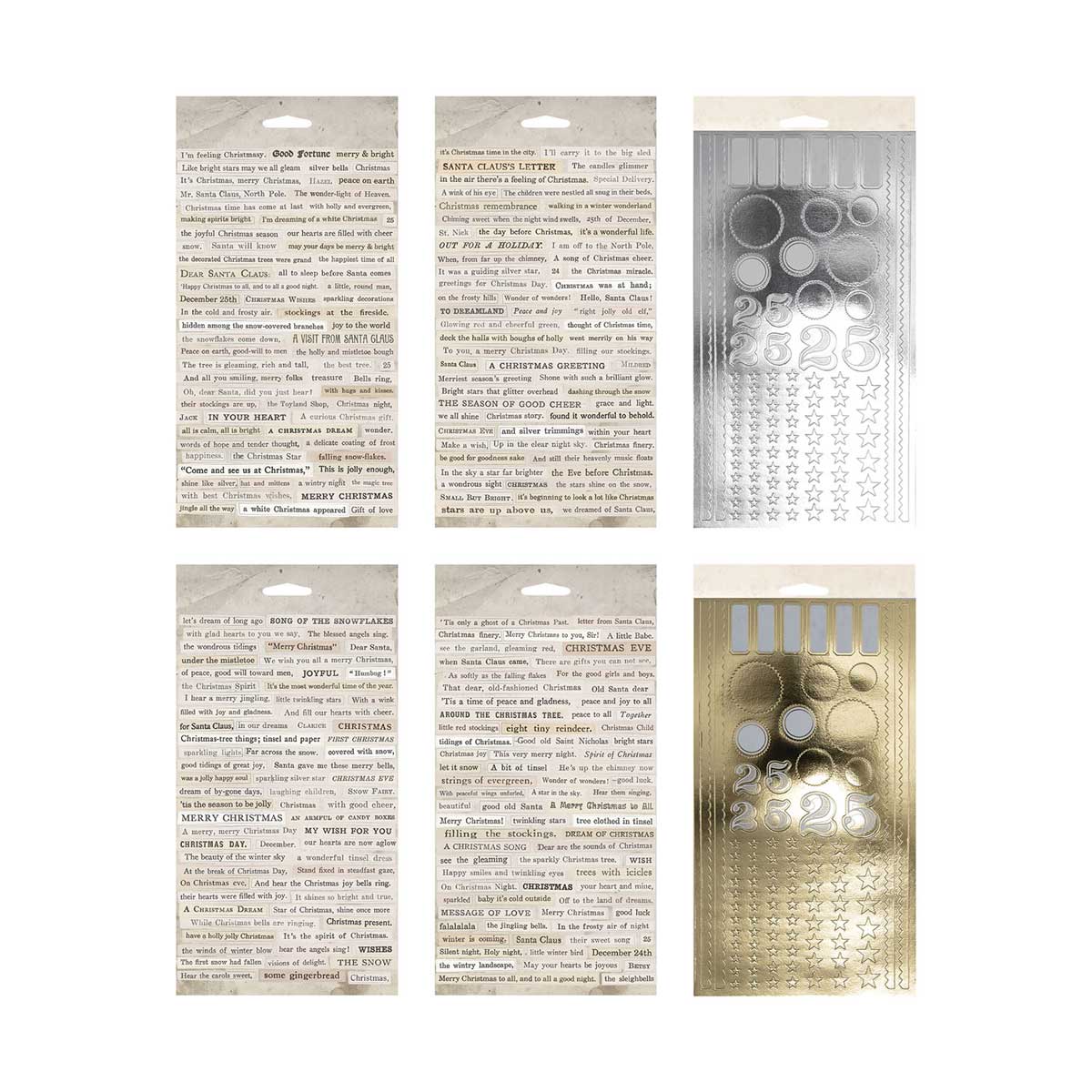 Christmas 2026 Idea-ology By Tim Holtz - [TH94503] Sticker Book - Traditional - Image 2
