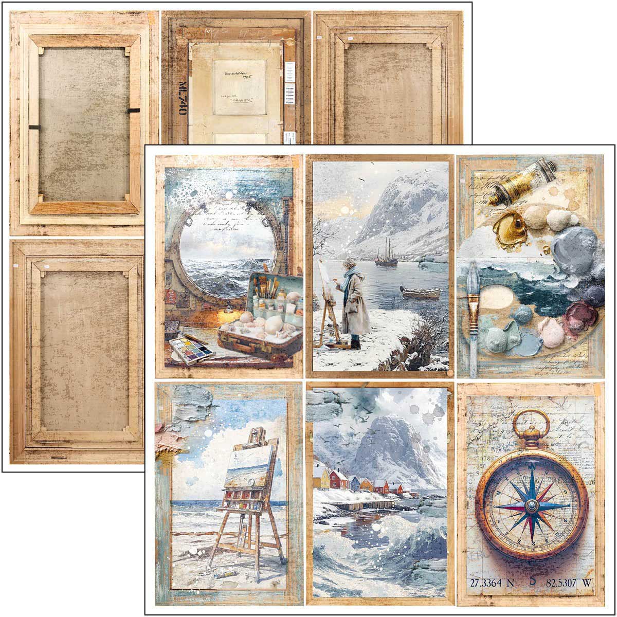 Ciao Bella 12" x 12" Creative Pad - An Artist Journey [CBPM092] - Image 8
