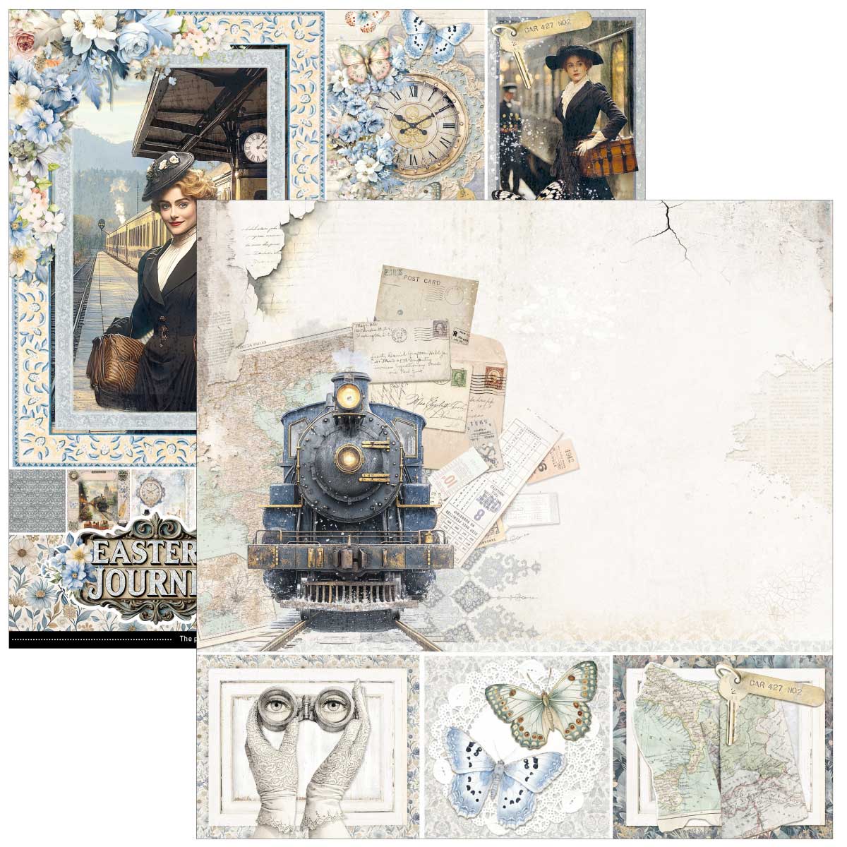 Ciao Bella 12" x 12" Creative Pad - Eastern Journey [CBPM096] - Image 2