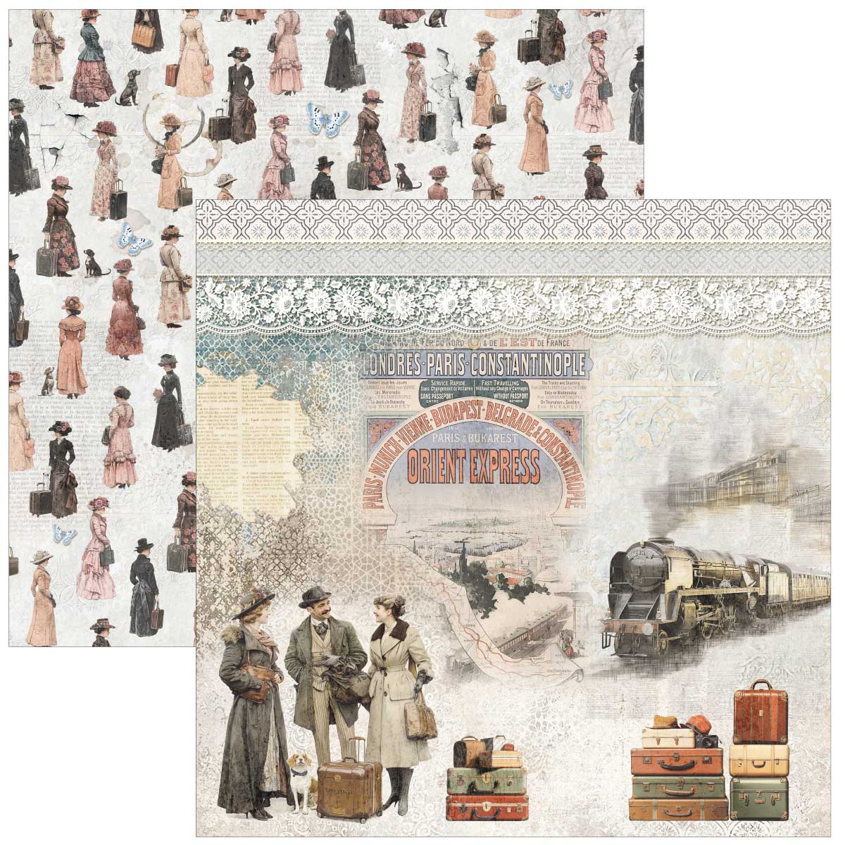 Ciao Bella 12" x 12" Creative Pad - Eastern Journey [CBPM096] - Image 12