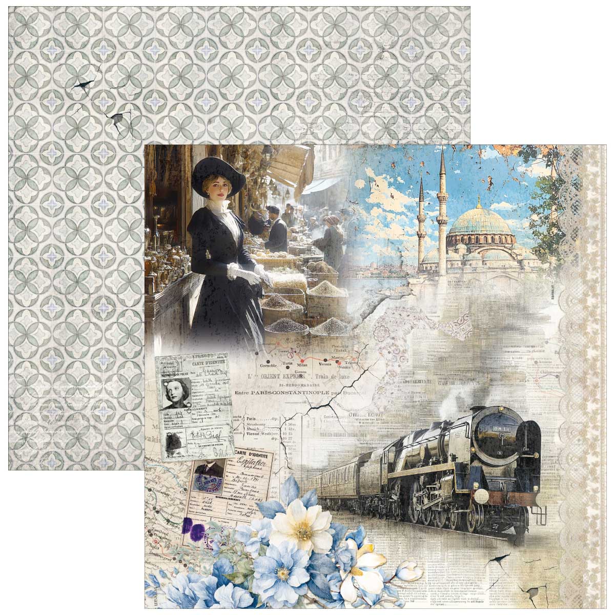 Ciao Bella 12" x 12" Creative Pad - Eastern Journey [CBPM096] - Image 3