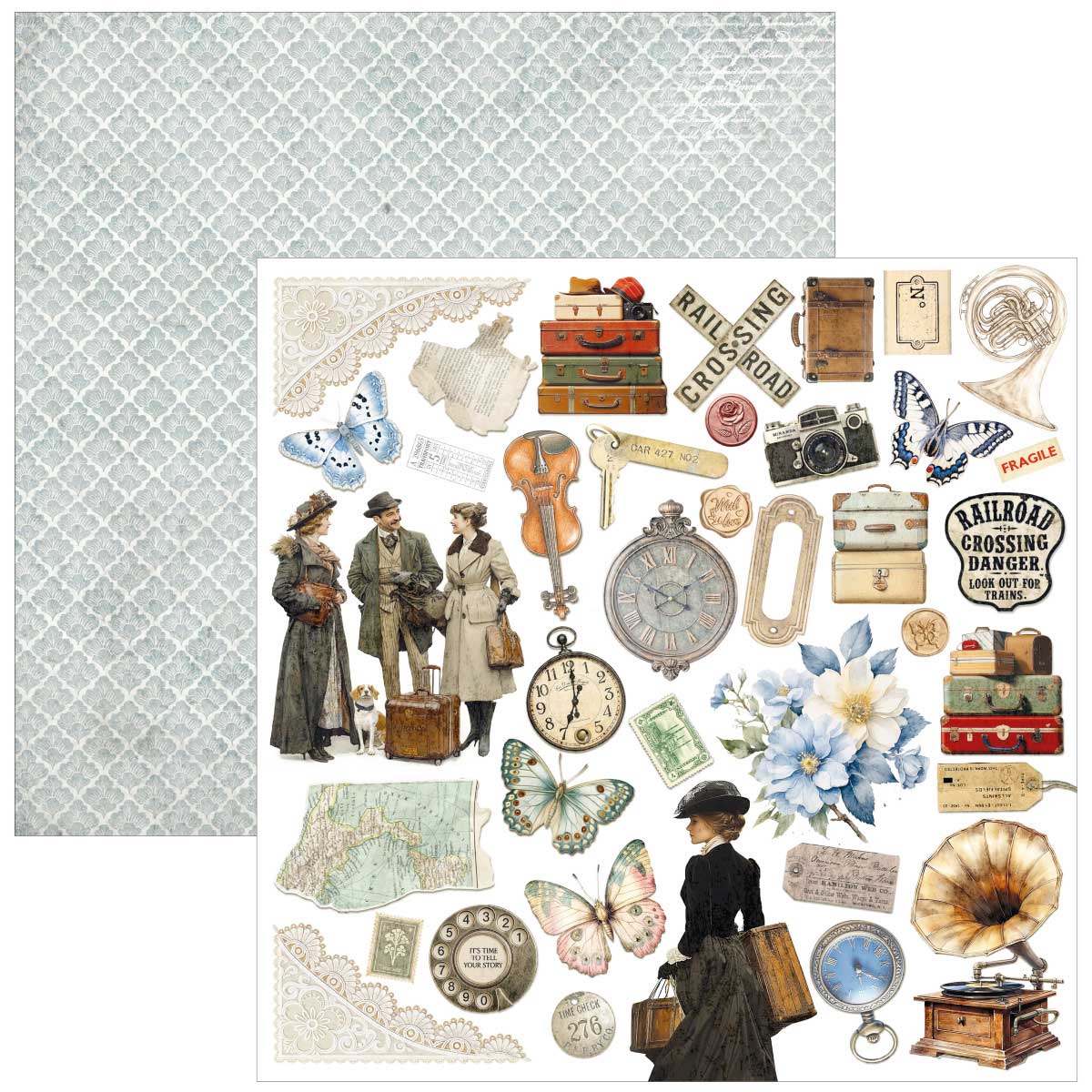Ciao Bella 12" x 12" Creative Pad - Eastern Journey [CBPM096] - Image 7