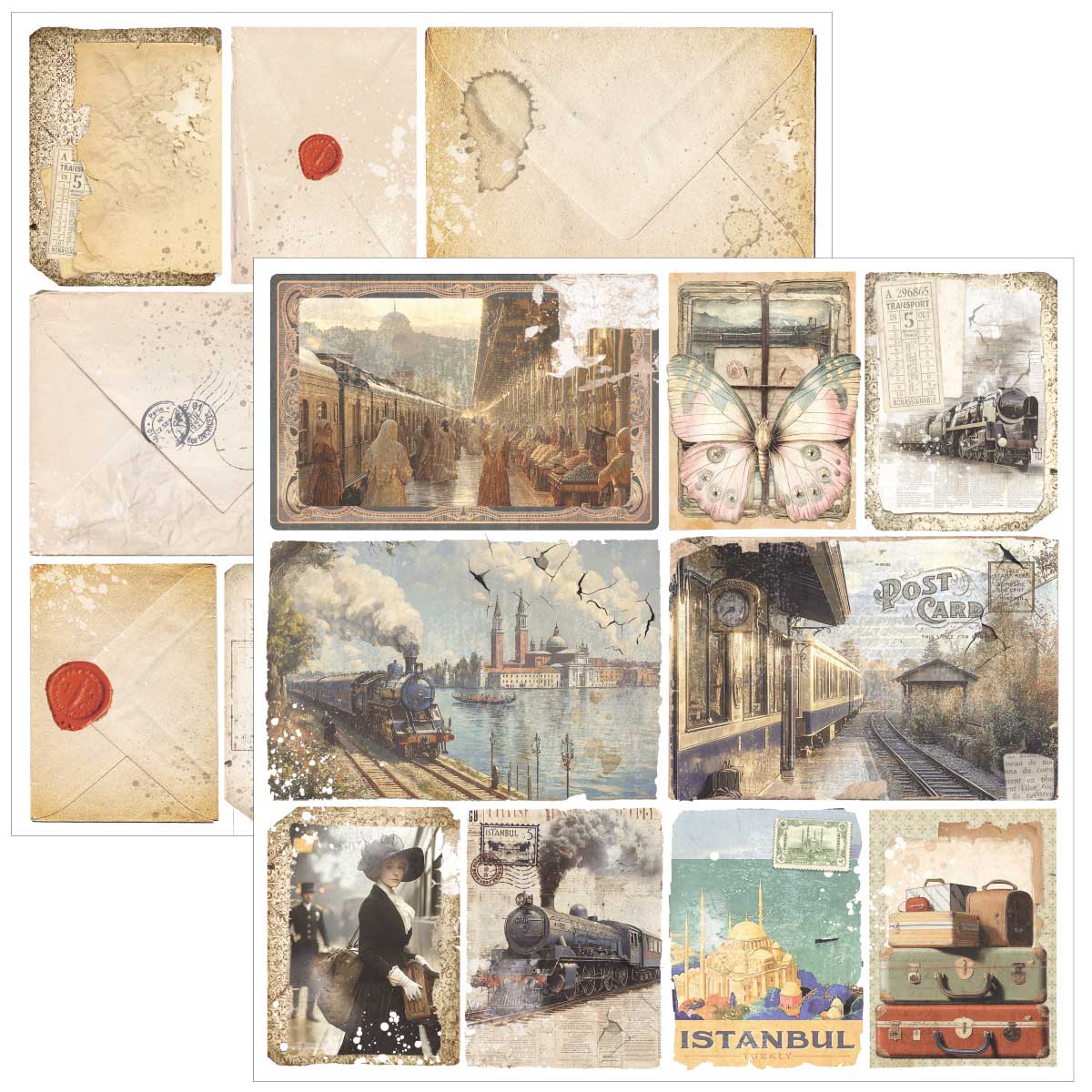 Ciao Bella 12" x 12" Creative Pad - Eastern Journey [CBPM096] - Image 10