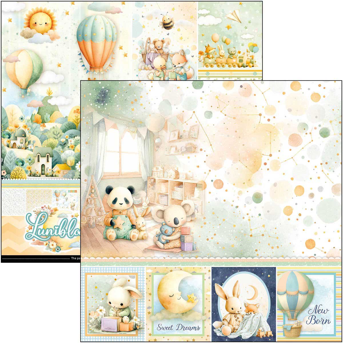 Ciao Bella 12" x 12" Creative Pad - Lunibloom [CBPM093] - Image 2