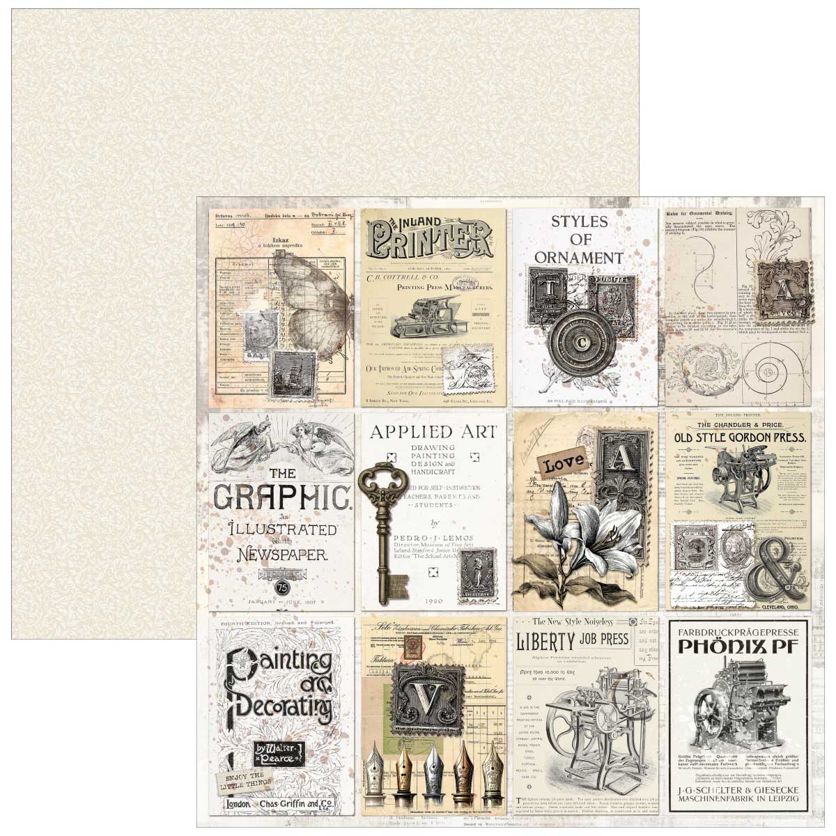 Ciao Bella 12" x 12" Creative Pad - Typographic [CBPM095] - Image 11