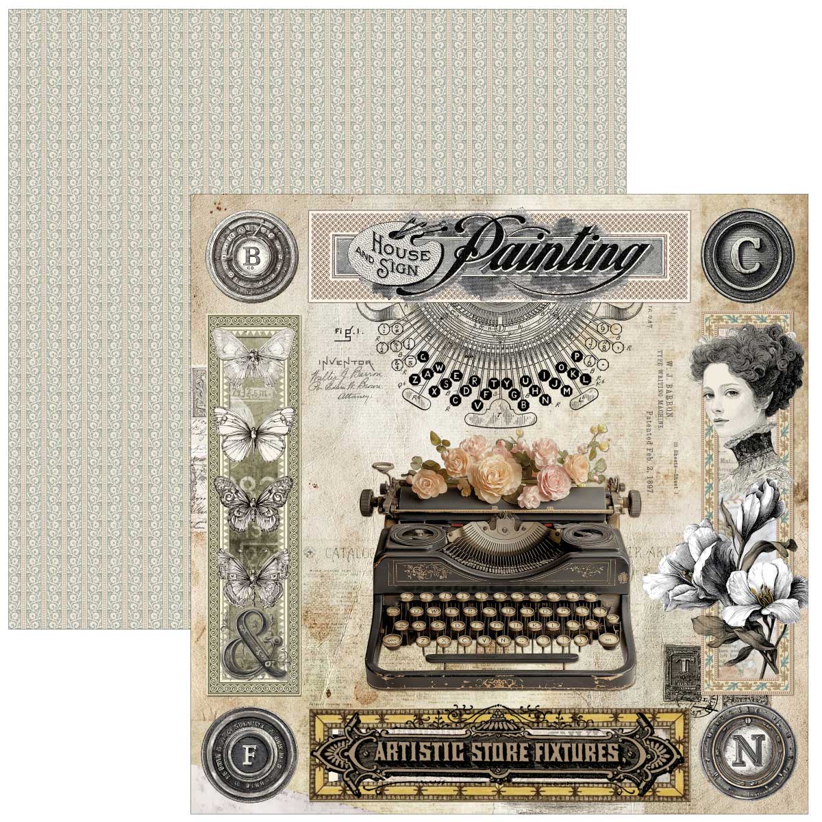 Ciao Bella 12" x 12" Creative Pad - Typographic [CBPM095] - Image 12
