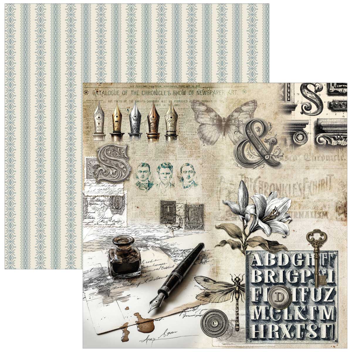 Ciao Bella 12" x 12" Creative Pad - Typographic [CBPM095] - Image 3