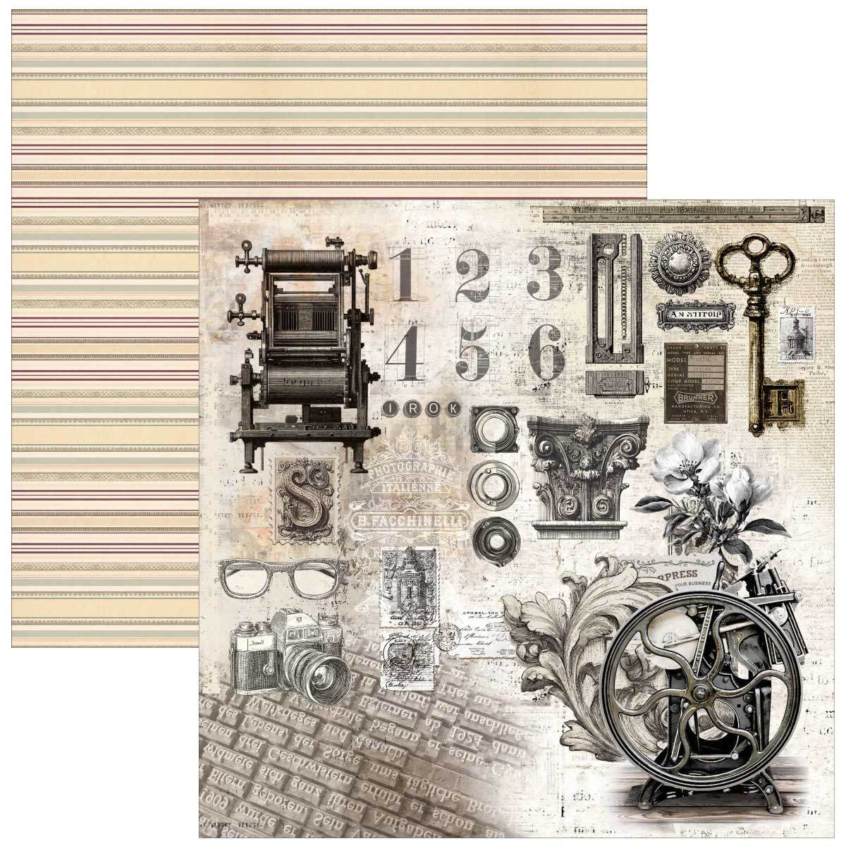 Ciao Bella 12" x 12" Creative Pad - Typographic [CBPM095] - Image 5