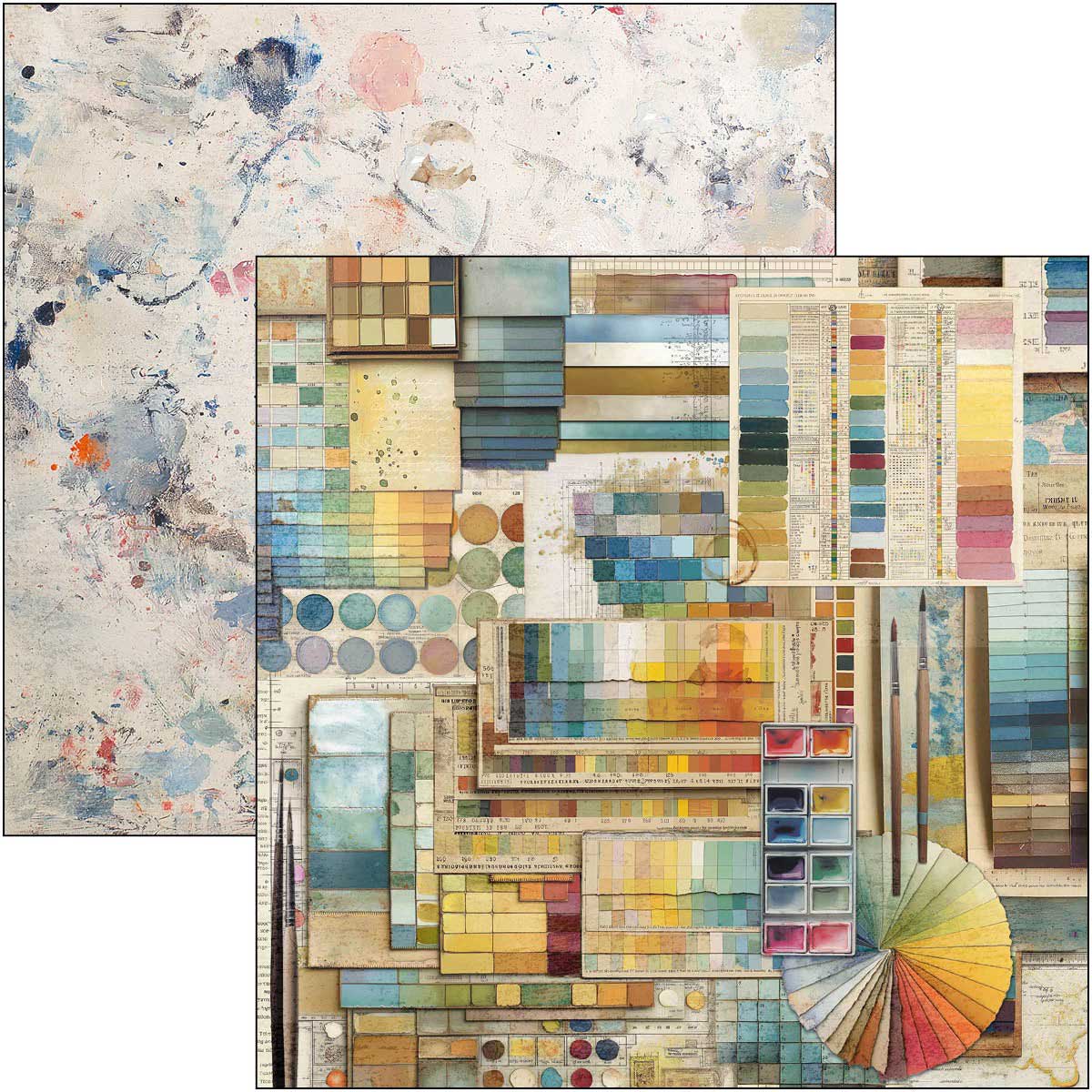 Ciao Bella 12" x 12" Patterns Pad - An Artist Journey [CBT092] - Image 3