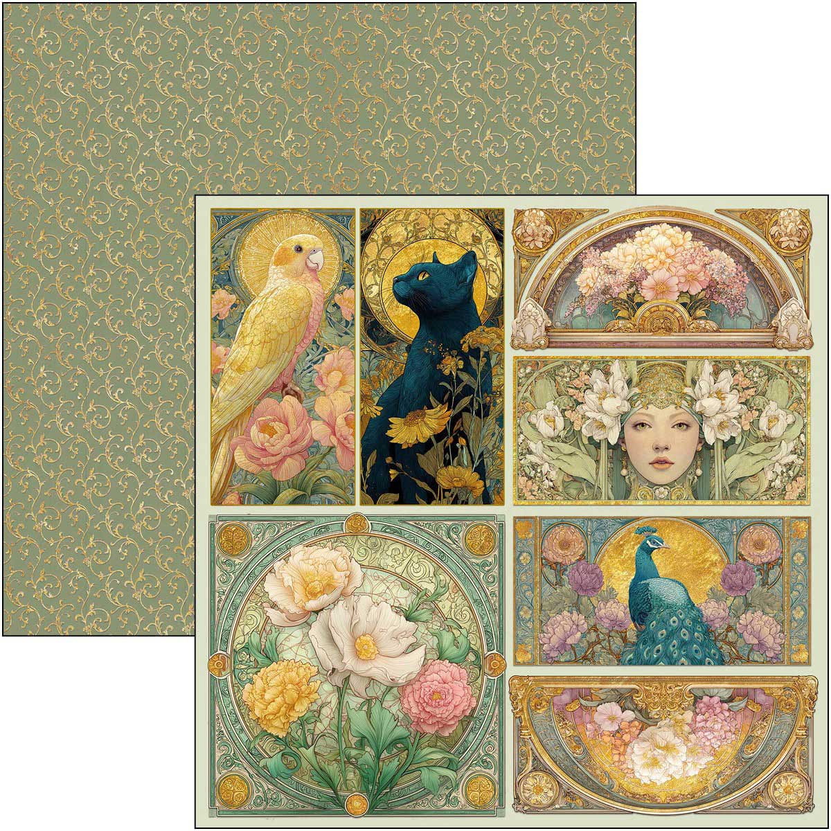 Ciao Bella 12" x 12" Patterns Pad - Artemis [CBT094] - Image 6